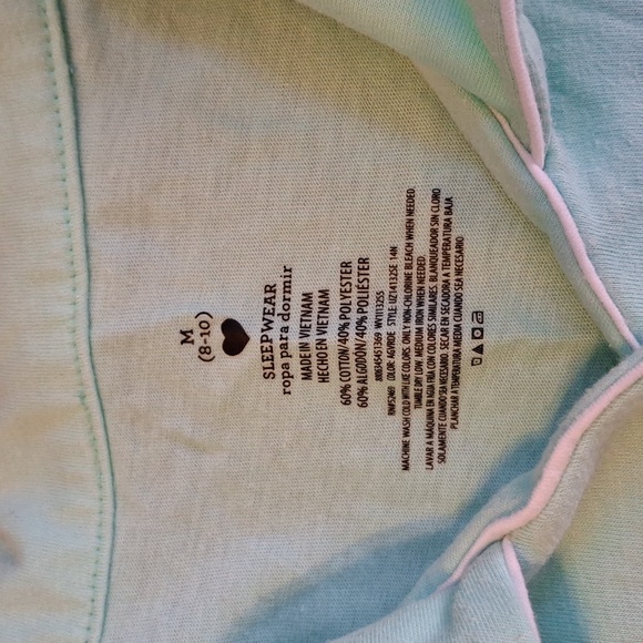 🤑 5/$8 Mint Pajama Set - Picture 3 of 6